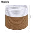 thumbnail image 5 of Cesta Organizadora de Algodón Plegable 30x30 cm PERFECT SPACE CC25, 5 of 5