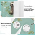 thumbnail image 4 of Slothes Branches Leaves Blackout Curtain Panels Drapes Privacy Assured with Light Filtering Curtains for Living room Bedroom Bathroom Window, 4 of 6