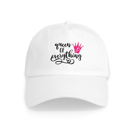 CafePress - QUEEN Of Everything - Adjustable 100% Brushed Unisex Casual Cotton Baseball Cap, Beige, 1