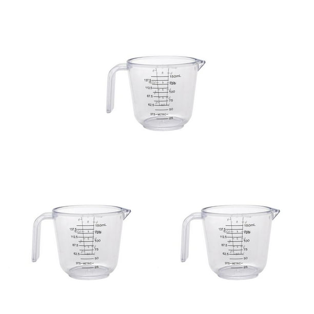 Advancent 150/300/600ml Plastic Measuring Cups Laboratory Tableware Accessories Cooking Tool Measure Baking Container Type1 NO1