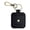 Black, variant on VKLU Maroon PU Leather Coin Holder Keychain, Challenge Coin Pouch with Clear Window, Portable Milestone Token Protector with Lobster Clasp, Fits up to 1.32" Coins