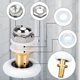 thumbnail image 2 of Sliding Shower Door Caster Replacement Shower Caster for Roller 8 Pieces 25mm, 2 of 5