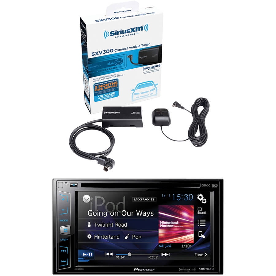 Pioneer AVHX2800BS 6.2" DoubleDIN InDash DVD Receiver and SiriusXM
