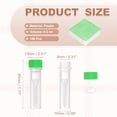 thumbnail image 2 of Uxcell 100 Pcs Plastic Vials, 0.5ml Cryogenic Vials Small Sample Test Tubes Centrifuge Tubes Frozen Container Storage Box with Screw Cap for Low Temperature Storage Laboratory, Green, 2 of 6