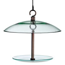 Mosaic Birds 360 Degree Petite Seed Cylinder Feeder, M392-200, 11 Inch wide, Clear