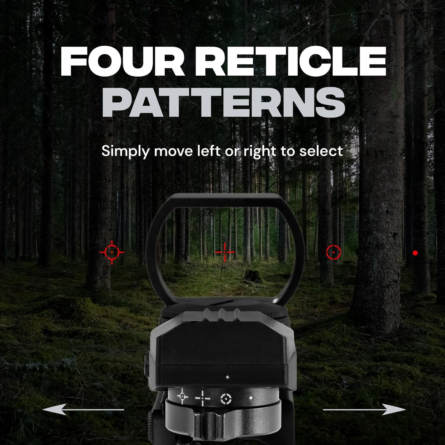 Ballista Reflex Green Red Dot Sight 1x23x34mm with Rail Mount
