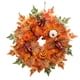 thumbnail image 5 of Corona de otoño Corona de Decoraciones con calabazas Corona de hojas de arce de 16 pulgadas Corona de otoño para fiesta exterior Interior, 5 of 8