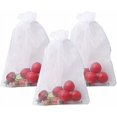 thumbnail image 5 of 100 bolsitas de bolsas de organza blancas de 13x18cm, utilizables como bolsas de dulces, bolsas de joyería, bolsas de regalo de boda o Navidad, 5 of 5