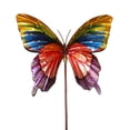 thumbnail image 1 of Eangee Home Design Garden Stake Butterfly Rainbow (m610021d), 1 of 1