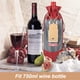 thumbnail image 5 of Bolsa de Regalo para Botella de Vino Shintop de Arpillera con Cordón, Paquete de 12 Piezas, 5 of 8