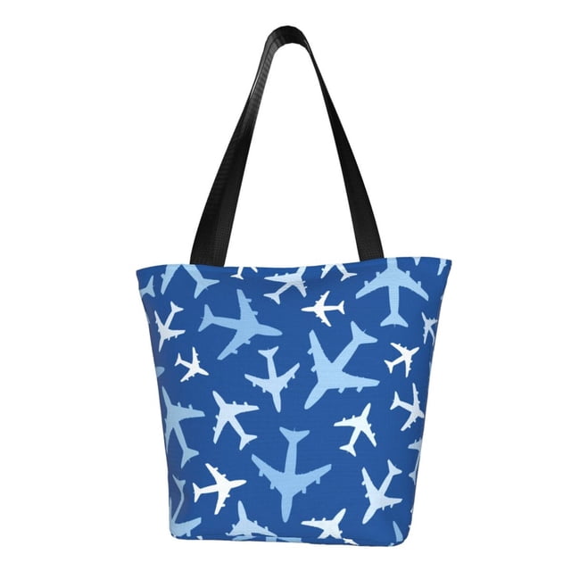 Disketp Airplanes in the Sky Bolsa de Hombro Casual para Mujer, Bolso Cruzado para Compras, Viajes y Uso Diario