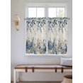 thumbnail image 2 of Blue Eucalyptus Coastal 2 Panel Kitchen Curtains for Windows, Beach Starfish Shell Nautical Rustic Bathroom Privacy Curtain, Home Décor Window Treatment for Bedroom/Living Room 55"x45", 2 of 6
