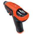 thumbnail image 3 of BLACK+DECKER Tournevis Sans Fil 4V MAX avec Rangement des Embouts (BDCS50C), Orange, 3 of 8