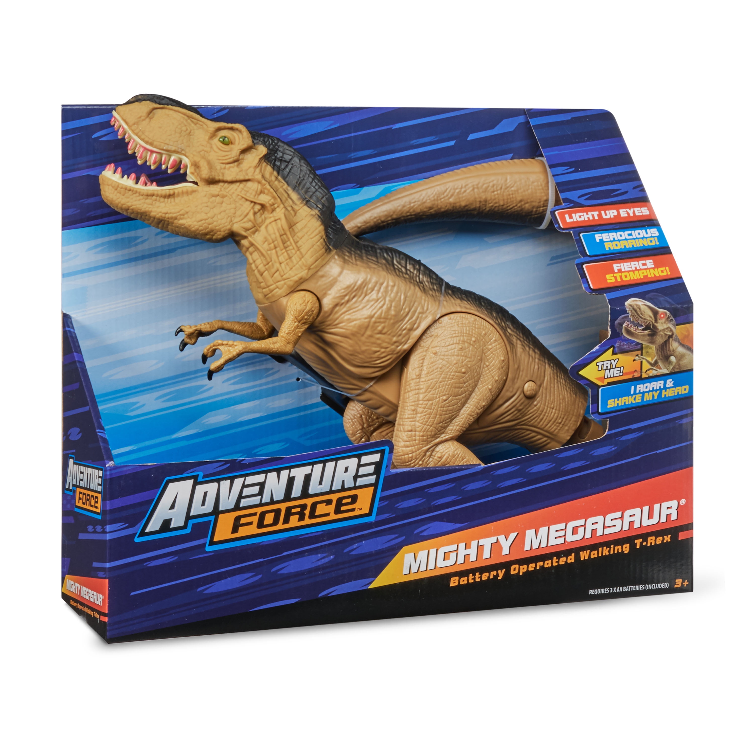 Mighty Megasaur large RUGOPS Toy Battery Operated Walking Dinosaur NEW not T-REX 