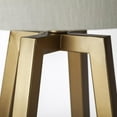 thumbnail image 2 of Metallic Gold Tone Geometric Table Lamp, 2 of 3