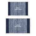 thumbnail image 6 of Mineral Spring Grenoble Polyester Tufted 2 Piece Bath Rug Set, Graphite Blue, 17" x 24" & 20" x 32", 6 of 7
