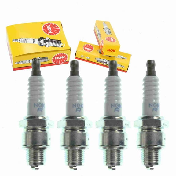 4 pc NGK 6715 Standard Spark Plugs for Ignition Wire Secondary