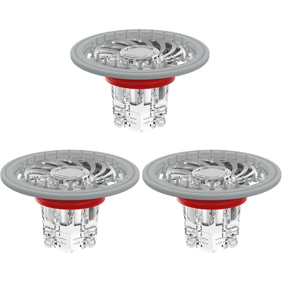 Sewer Odor Proof Floor Drain, Drain Hair Catcher, Shower Drain Backflow Preventer, Bathroom Toilet Floor Drain Backflow Preventer with Basket, Sewer