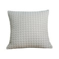 thumbnail image 4 of JilgTeok 4 Packs 2pcs Little Dotted Ice Silk Pillowcase Set Cooling Square Pillow Covers for Bed & Sofa, Soft Polyester, Removable & Washable, Dorm Essentials 45x45cm, 4 of 7