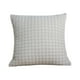 thumbnail image 4 of Juego de Fundas de Almohada de Seda de Hielo | 2 Fundas Cuadradas de Poliéster con Textura Fresca | Funda Desmontable y Lavable para Almohada de Sofá y Cintura | Almohada Desmontable para Cama, 4 of 7