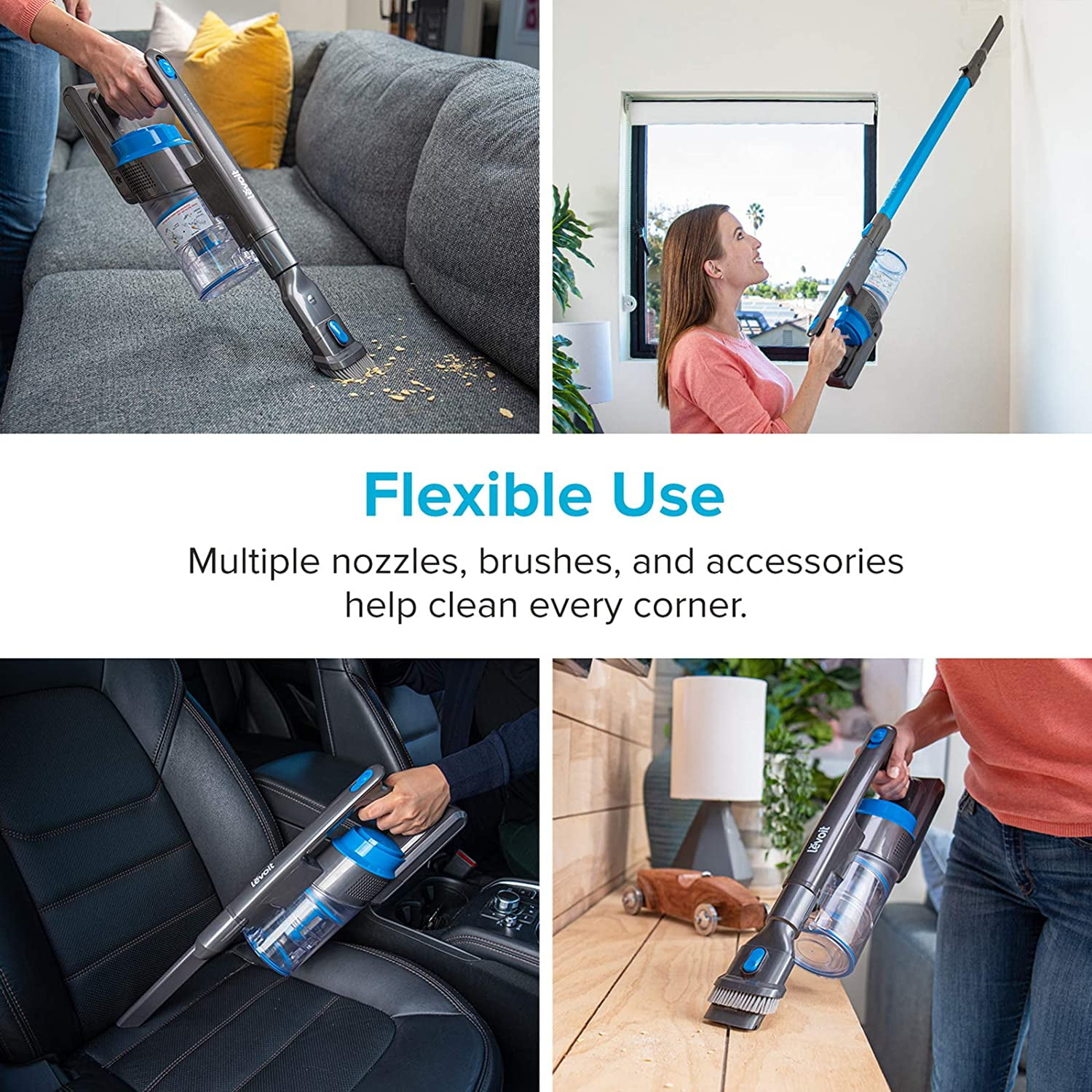 LEVOIT Upgraded Cordless Vacuum Cleaner 