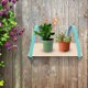 thumbnail image 4 of Estantería decorativa para libros para la sala de estar: estantería para plantas de pared Cyan Creative Home, 4 of 8