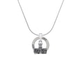 thumbnail image 2 of Delight Jewelry Silvertone 3-D ''Carpe Diem'' Stamp Joy Ring Charm Necklace, 18", 2 of 4