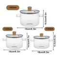 thumbnail image 6 of Glass Stew Cooker Heat Resistant Soup Pot Glass Cooking Transparent, 6 of 10