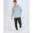 thumbnail image 4 of Real Essentials 3 Pack: Men's Fleece Pullover Hoodie - Long Sleeve Hooded Sweatshirt Pockets (Available in Big & Tall), 4 of 5