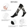 thumbnail image 5 of Pofeuu Ink Style Bald Eagle Print Compression Socks for Women & Men Circulation - Best Support for Nurses,Running,Athletic,Sports, 5 of 7