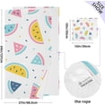 thumbnail image 3 of Watermelon Cotton Towel Set 2 Piece, 1 Bath Towels 1 Washcloth, Soft Fast Dry Super Absorbent Face Hand Towel for Bathroom Hotel Gym Spa and Beach, 3 of 7