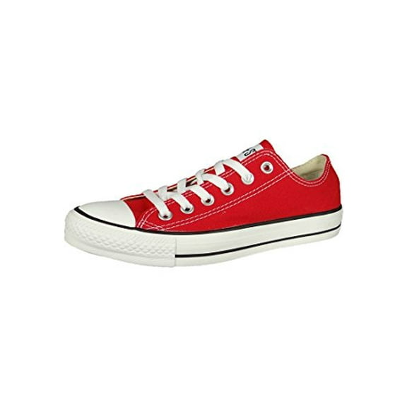 Converse Chuck Taylor All Star Low Top Ox Unisex Sneakers - Red - 6.5M/8.5W