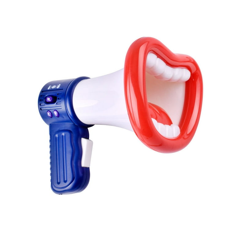 Big Mouth Funny Megaphone Recording Toy Kids Voice Changer Children Speaker Handheld Mic Vocal Toys Random Color