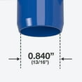 thumbnail image 6 of FORMUFIT PVC Fitting, Standard Tee , Furniture Grade, 1/2" Size, Blue, 10-Pack (F012TEE-BL-10), 6 of 7