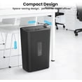 thumbnail image 6 of Cross Cut Paper Shredder, 5.55 Gallon Heavy Duty Shredder for Home Office, P-4 High Security Shredders for Paper/Credit Card/Mail/Staples/Clips, Portable Handle Design, 6 of 7