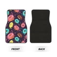thumbnail image 2 of Yiaed Donuts1 Print Carpet Floor Mats for Cars, Auto Accessories Front & Rear Car Floor Mats Car Floor Foot Mat Sets of 4 Pieces, 2 of 7