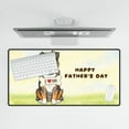 thumbnail image 4 of Cute Australian Shepherd Loves Dad Happy Father's Day Desk Mat Full Keyboard Mouse Pad Aussie Dog Lover Gifts Large Mousepad - 12008, 4 of 5