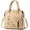 Khaki, variant on Women Embroidered Satchel Top Handle Purses and Handbag Lightweight Totes Crossbody Shoulderbag for Lady