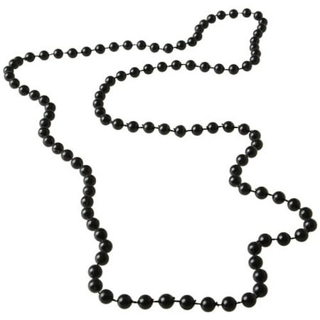 BLACK 6MM BEAD NECKLACES, SOLD BY 28 DOZENS