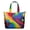 Colorful Tie Dye Pattern, variant on Colorful Tie Dye Pattern Large Weekend Travel Bag, Canvas School Handbag with Zipper & Pockets, Heavy Duty Canvas for Holiday Birthday Gifts,22” X 12" X 18"