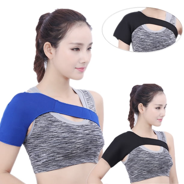 Xihbxyly Hombrera Deportiva, Correa de Compresión Ajustable, Diseño Ergonómico para Aliviar Lesiones, Manejo Del Dolor de Artritis, Versátil para Actividades Deportivas, Unisex, Talla 23 X 47 Cm