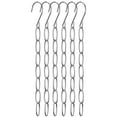 thumbnail image 5 of Mosey 6/10Pcs Metal Chain Clothes Hanger Organizer with 7 Slots Multiple Hangers in One Collapsible Vertical Space Saving Hanger Multifunctional Closet Organizer, 5 of 8