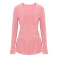 thumbnail image 5 of BLVB Sparkly Tops for Women Ruffle Long Sleeve V Neck Peplum Shirts Glitter Blouses for Evening Party Night, 5 of 7