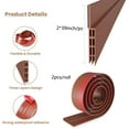 thumbnail image 2 of 2 Pack Under Door Draft Stopper Windproof Soundproof Anti-Cockroach Weather Strip, 2 of 6