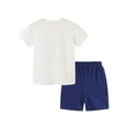 thumbnail image 5 of Kid Boy Outfit Set Summer Outfits Pullover Cartoon Animal Shirt Short Set Little Brother Little Boy Outfit 4T, 5 of 5