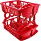thumbnail image 1 of Escurridor de Platos 2 Niveles de Alta Capacidad | Organizador de Cocina Compacto, Ahorra Espacio, con Porta Cubiertos y Fácil Armado (ROJO), 1 of 5