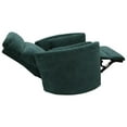 thumbnail image 6 of Home Square Polyester Swivel Glider Recliner in Peacock Blue - Set of 2, 6 of 8