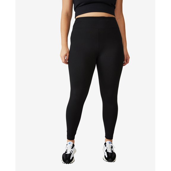 COTTON ON Women's Active Highwaist Core Full Length Tight Pants Black Size 14W