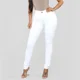 thumbnail image 3 of Pantalones vaqueros ajustados y elásticos para mujer, a la moda de cintura alta pantalón de mezclilla, informal, para ir a la oficina, para las cuatro estaciones, 3 of 5