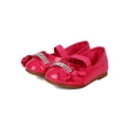 thumbnail image 5 of Jelly Beans Avali New Toddler Rhinestone Ribbon Bow Elastic Ballerina Flat, 5 of 5